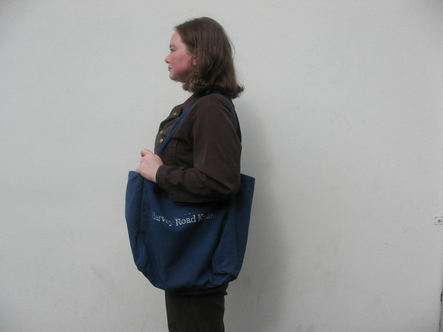 Hand-Stamped Tote Bag