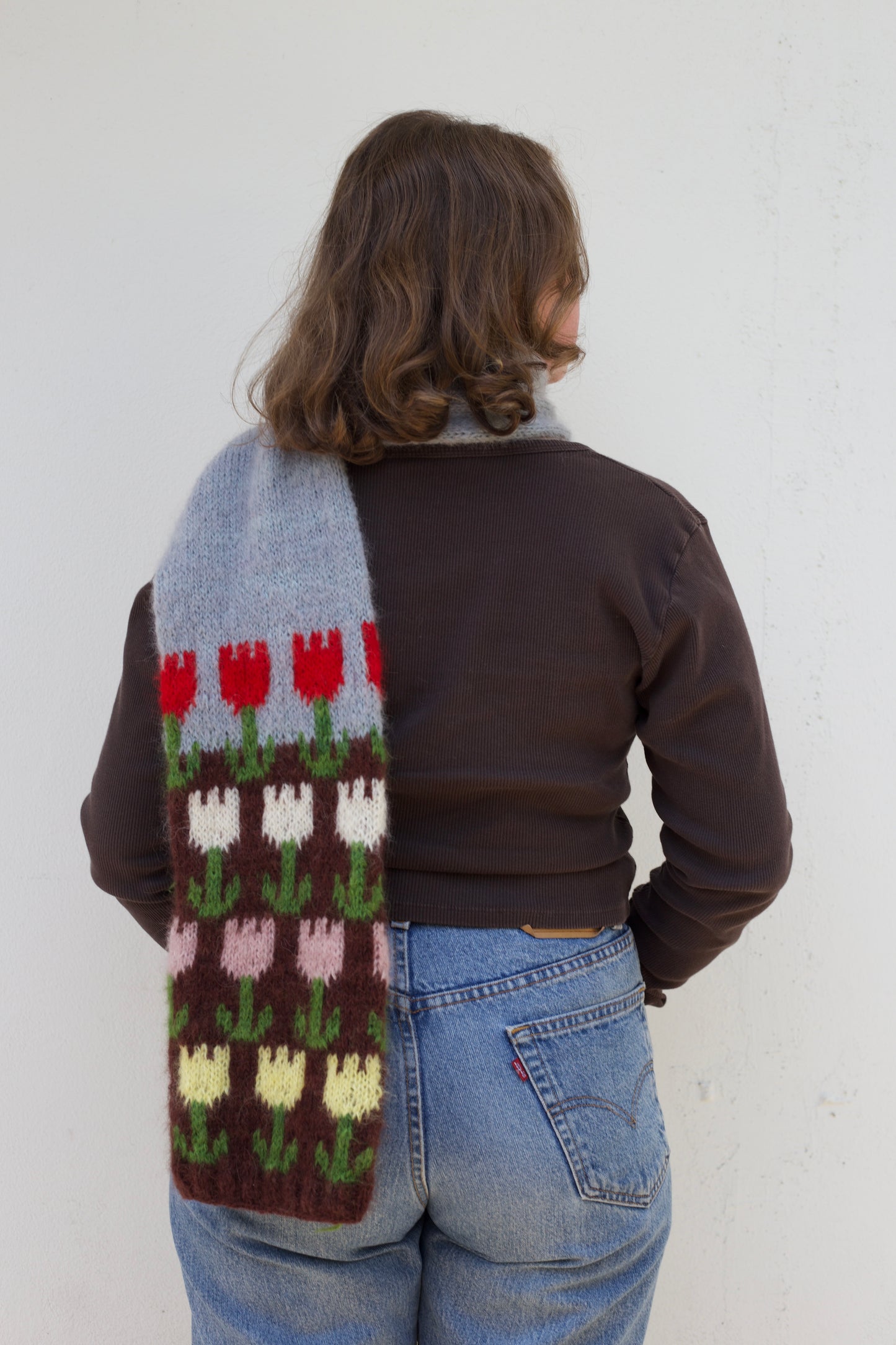 Tulip Farm Scarf - Digital Pattern