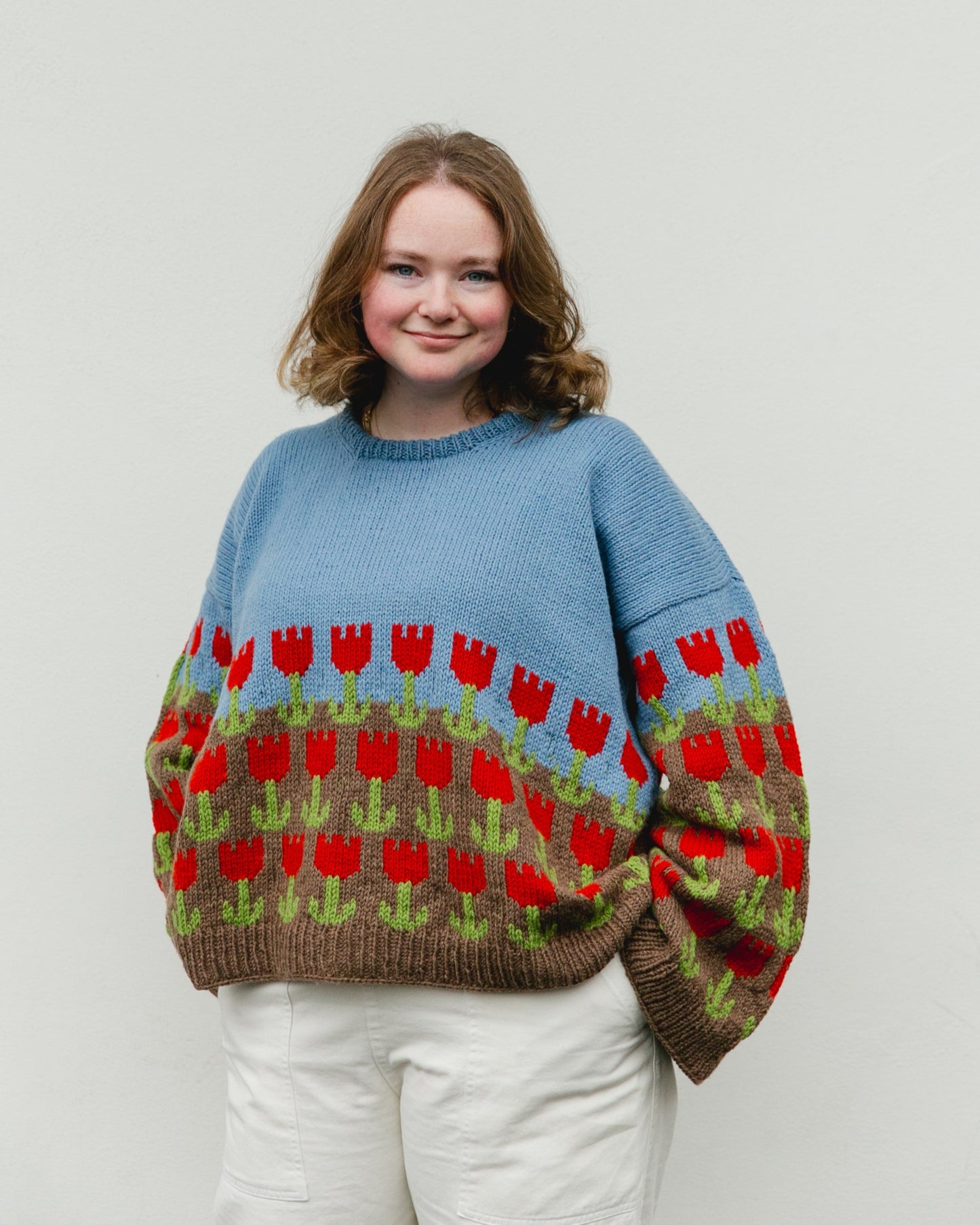 Tulip Farm Sweater - Digital Pattern