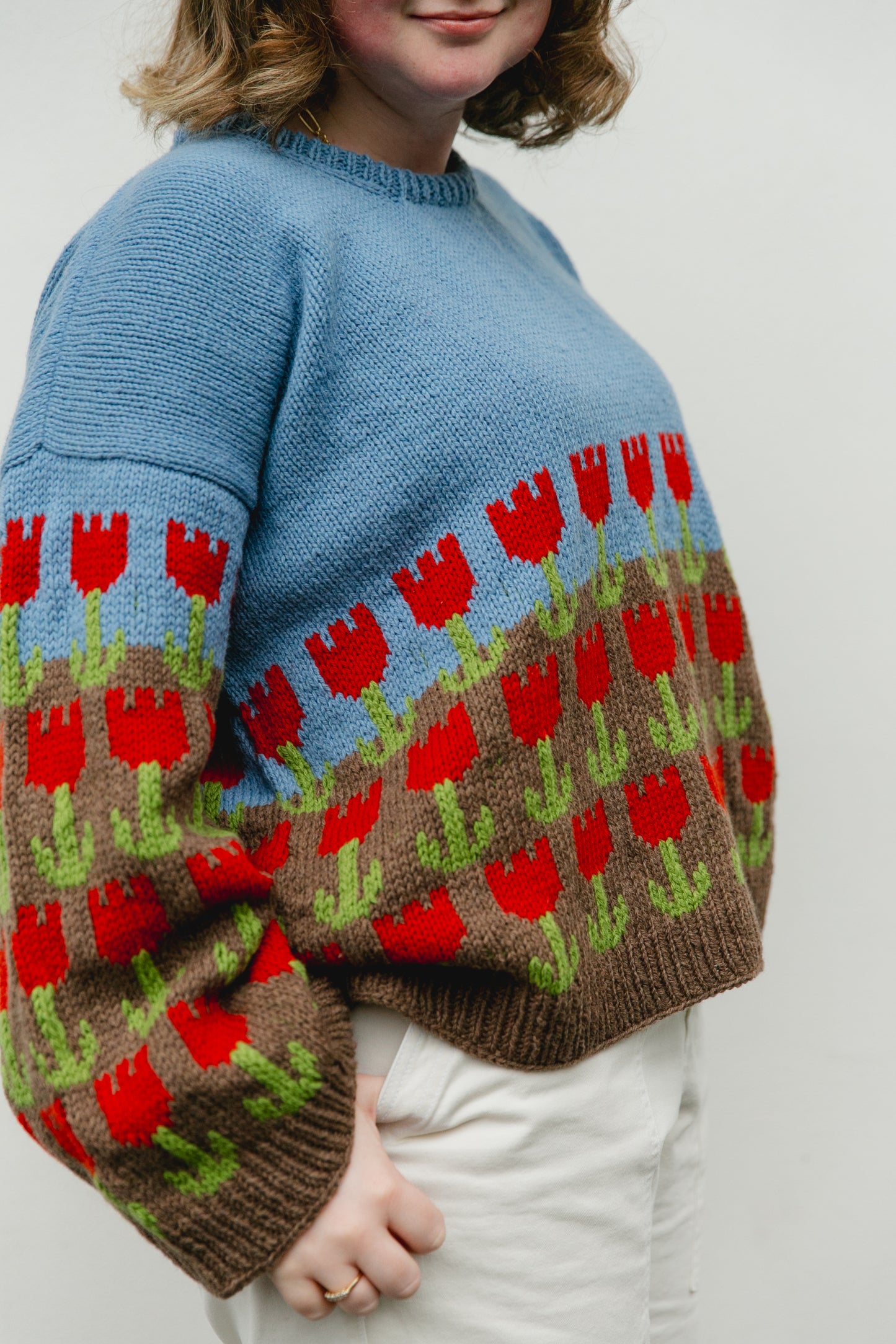 Tulip Farm Sweater - Digital Pattern