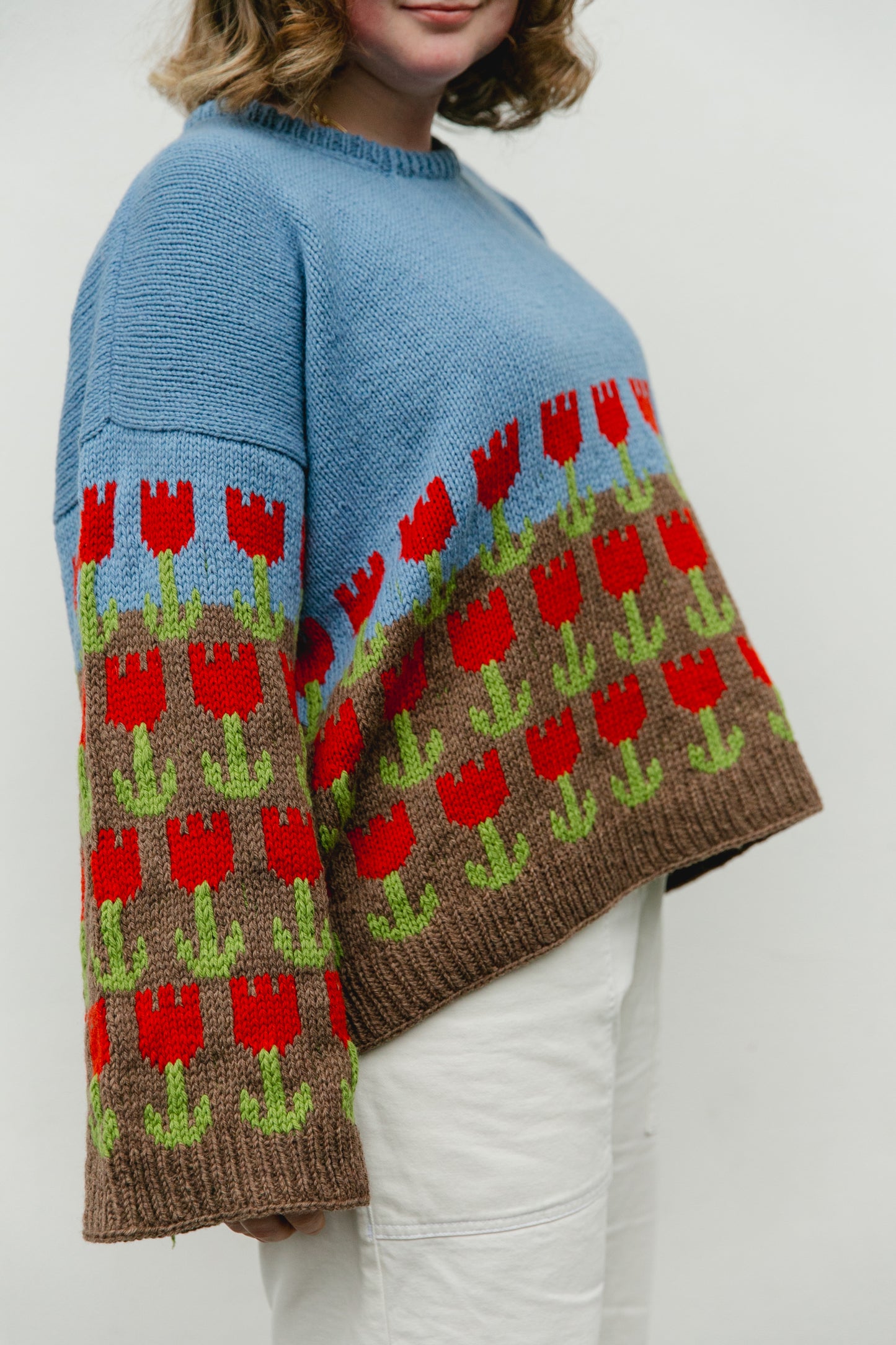Tulip Farm Sweater - Digital Pattern