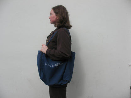 Hand-Stamped Tote Bag