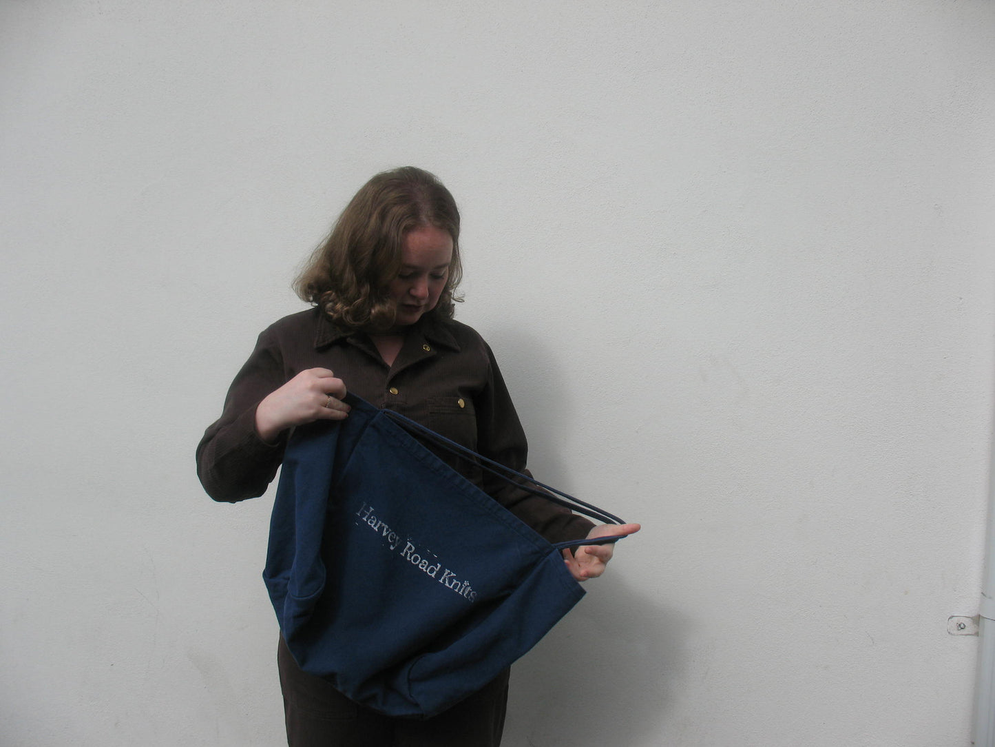 Hand-Stamped Tote Bag