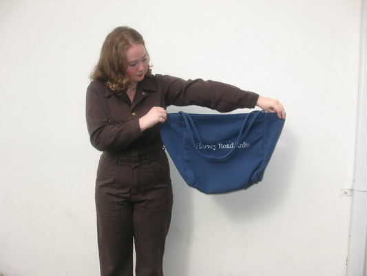 Hand-Stamped Tote Bag