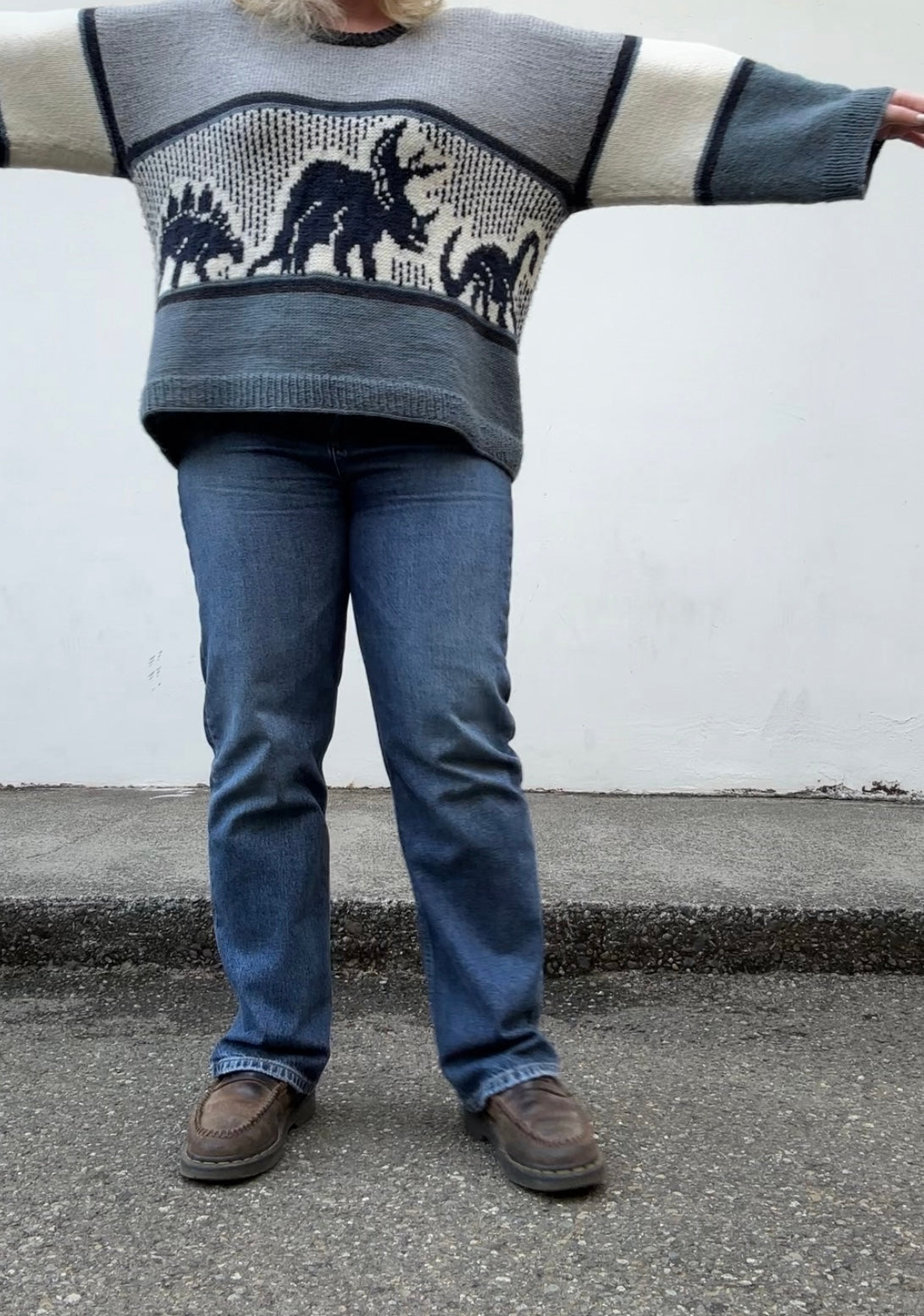 Harvey's Dinosaur Sweater