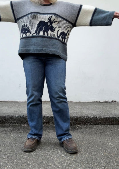 Harvey's Dinosaur Sweater